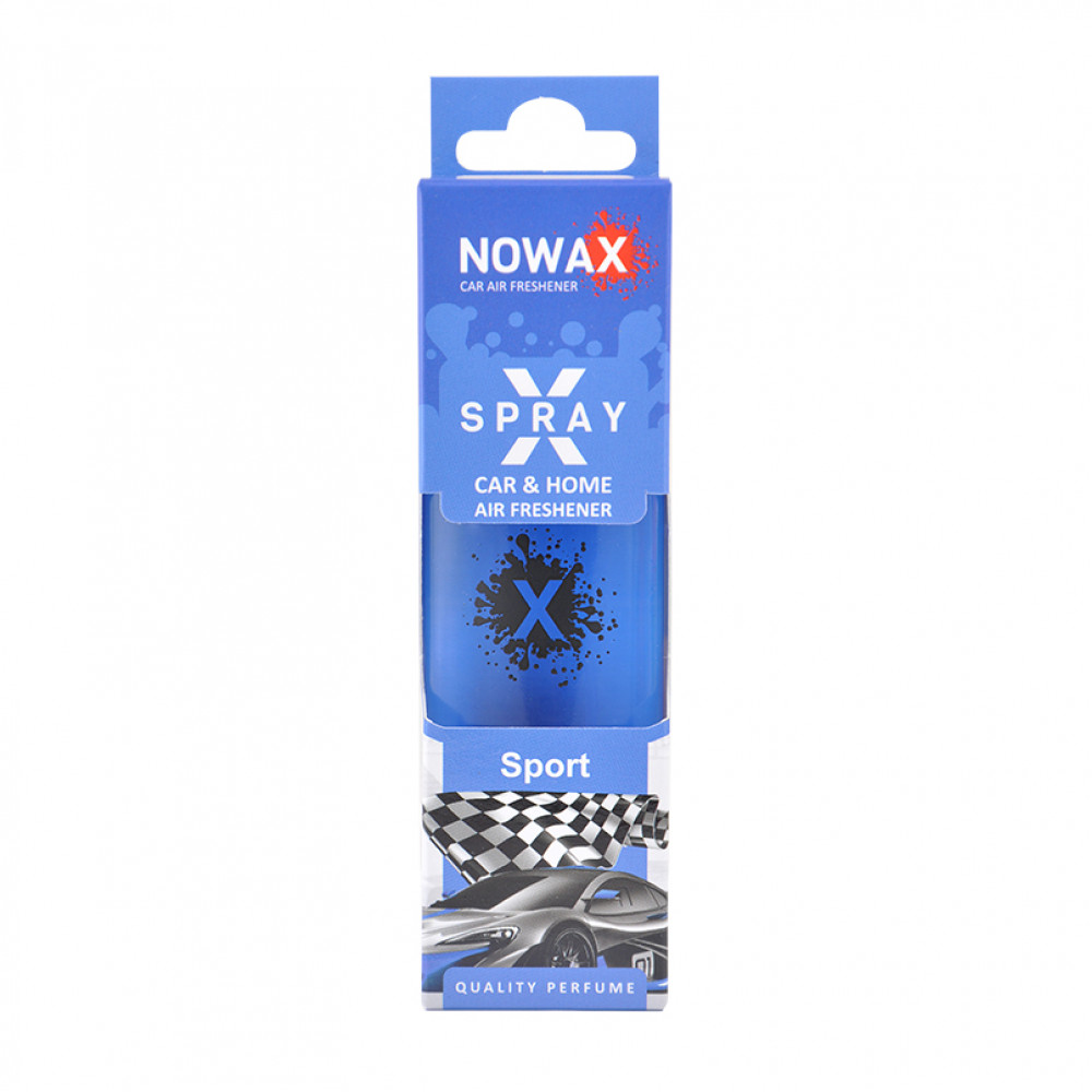 NOWAX Ароматизатор повітря з розпилювачем в коробці NOWAX серія “X Spray“ - Sport