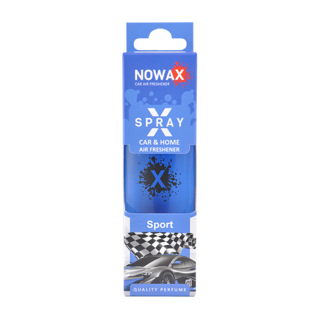 NOWAX Ароматизатор повітря з розпилювачем в коробці NOWAX серія “X Spray“ - Sport
