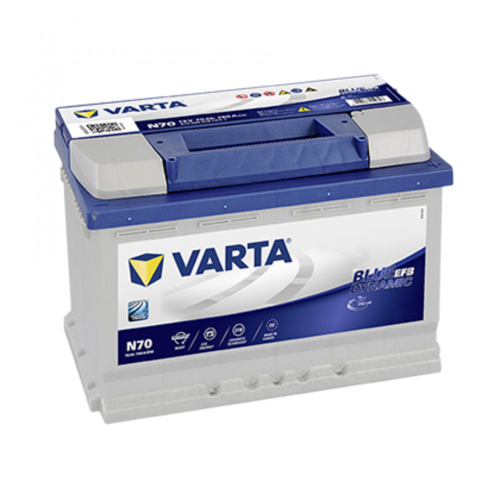 VARTA 70Ач  Blue Dynamic  EFB  N70 (0)