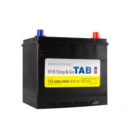 60 Ah/12V TAB EFB JIS Euro (0)