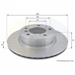 ADC1717V Comline - Диск гальмівний вентильований з покриттям 