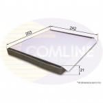 EKF203 Comline - Фільтр салону ( аналогWP2046/LA447 )  EKF203 Comline - Фільтр салону ( аналогWP2046/LA447 )