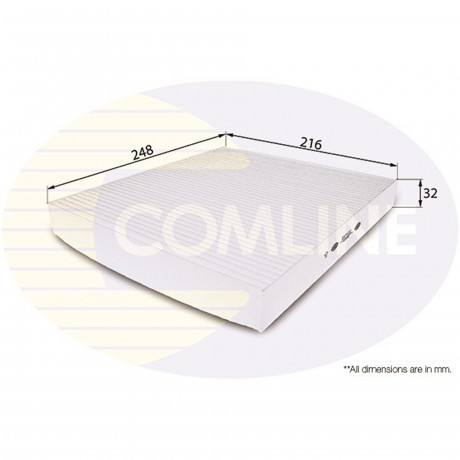 EKF122 Comline - Фільтр салону ( аналогWP9036/LA120 )