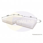 EKF101 Comline - Фільтр салону ( аналогWP9256/LA191/S )  EKF101 Comline - Фільтр салону ( аналогWP9256/LA191/S )