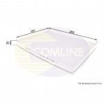 EKF191 Comline - Фільтр салону ( аналогWP9350/LA396 )  EKF191 Comline - Фільтр салону ( аналогWP9350/LA396 )
