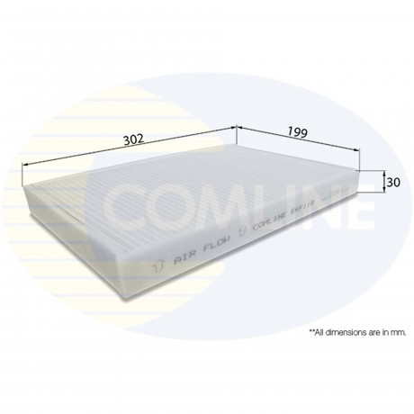 EKF119 Comline - Фільтр салону ( аналогWP6828/LA75 )