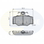CBP0878 Comline - Гальмівні колодки до дисків  CBP0878 Comline - Гальмівні колодки до дисків