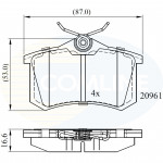 CBP0797 Comline - Гальмівні колодки до дисків  CBP0797 Comline - Гальмівні колодки до дисків