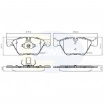 CBP06075 Comline - Гальмівні колодки до дисків  CBP06075 Comline - Гальмівні колодки до дисків