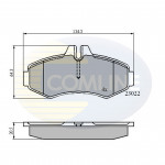 CBP0480 Comline - Гальмівні колодки до дисків  CBP0480 Comline - Гальмівні колодки до дисків