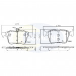 CBP02157 Comline - Гальмівні колодки до дисків  CBP02157 Comline - Гальмівні колодки до дисків