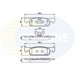 CBP02144 Comline - Гальмівні колодки до дисків  CBP02144 Comline - Гальмівні колодки до дисків