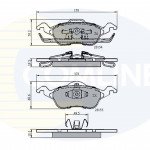 CBP0490 Comline - Гальмівні колодки до дисків  CBP0490 Comline - Гальмівні колодки до дисків