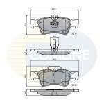 CBP01118 Comline - Гальмівні колодки до дисків  CBP01118 Comline - Гальмівні колодки до дисків