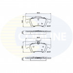 CBP01629 Comline - Гальмівні колодки до дисків  CBP01629 Comline - Гальмівні колодки до дисків