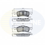 CBP01317 Comline - Гальмівні колодки до дисків  CBP01317 Comline - Гальмівні колодки до дисків
