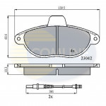 CBP2714 Comline - Гальмівні колодки до дисків  CBP2714 Comline - Гальмівні колодки до дисків