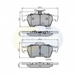 CBP01599 Comline - Гальмівні колодки до дисків  CBP01599 Comline - Гальмівні колодки до дисків