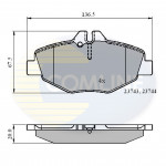 CBP01209 Comline - Гальмівні колодки до дисків  CBP01209 Comline - Гальмівні колодки до дисків