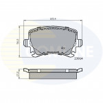 CBP01284 Comline - Гальмівні колодки до дисків  CBP01284 Comline - Гальмівні колодки до дисків