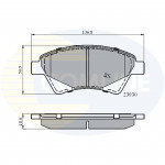 CBP01160 Comline - Гальмівні колодки до дисків  CBP01160 Comline - Гальмівні колодки до дисків