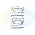 CBP32235 Comline - Гальмівні колодки до дисків  CBP32235 Comline - Гальмівні колодки до дисків