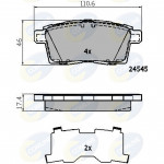 CBP01731 Comline - Гальмівні колодки до дисків  CBP01731 Comline - Гальмівні колодки до дисків