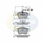 CBP11311 Comline - Гальмівні колодки до дисків  CBP11311 Comline - Гальмівні колодки до дисків