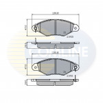 CBP0485 Comline - Гальмівні колодки до дисків  CBP0485 Comline - Гальмівні колодки до дисків