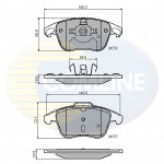 CBP01720 Comline - Гальмівні колодки до дисків  CBP01720 Comline - Гальмівні колодки до дисків