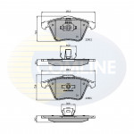 CBP01607 Comline - Гальмівні колодки до дисків  CBP01607 Comline - Гальмівні колодки до дисків