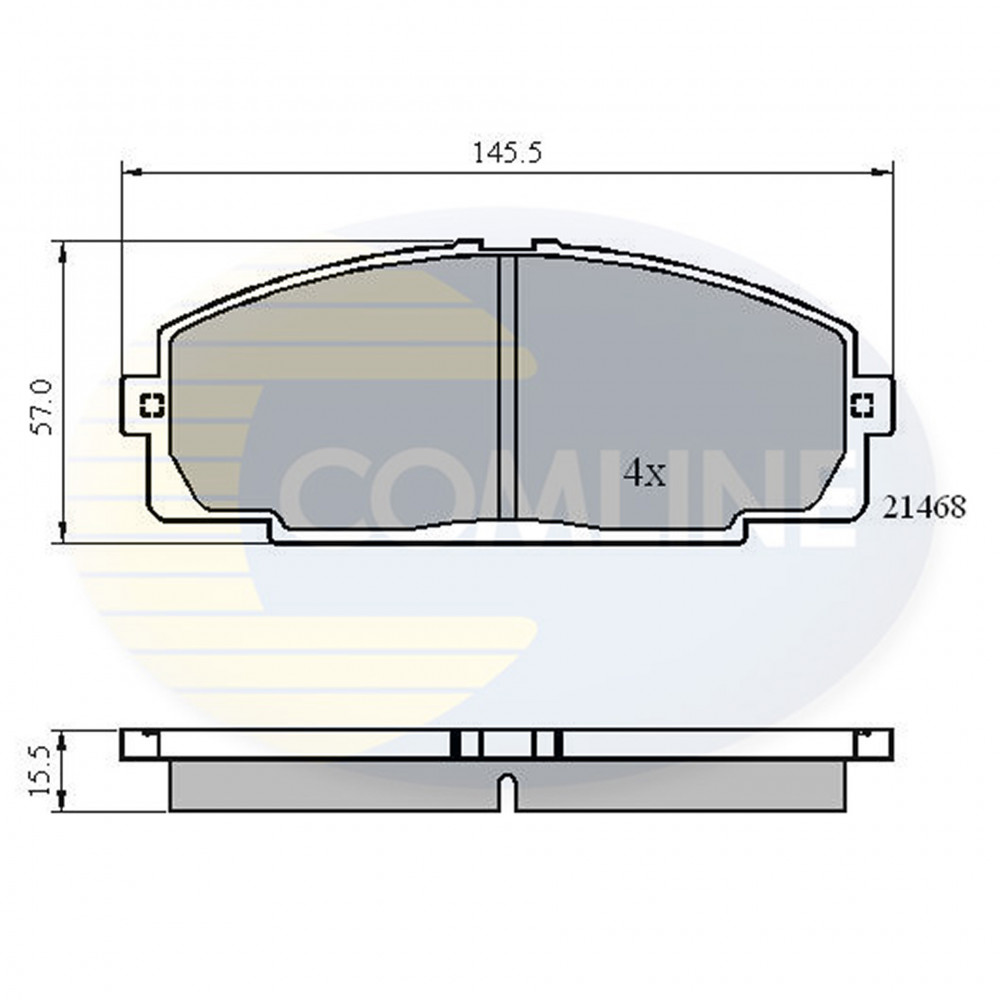 CBP0459 Comline - Гальмівні колодки до дисків