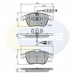 CBP22002 Comline - Гальмівні колодки до дисків  CBP22002 Comline - Гальмівні колодки до дисків