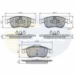 CBP01677 Comline - Гальмівні колодки до дисків  CBP01677 Comline - Гальмівні колодки до дисків