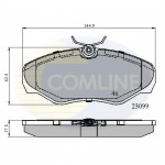 CBP01127 Comline - Гальмівні колодки до дисків  CBP01127 Comline - Гальмівні колодки до дисків