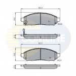 CBP31520 Comline - Гальмівні колодки до дисків  CBP31520 Comline - Гальмівні колодки до дисків