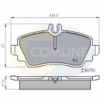 CBP0748 Comline - Гальмівні колодки до дисків  CBP0748 Comline - Гальмівні колодки до дисків