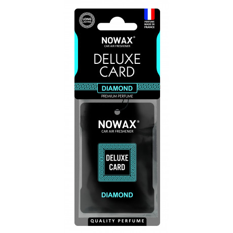 NOWAX Ароматизатор целюлозний серія Delux Card 6 г. - Diamond (50шт/ящ)