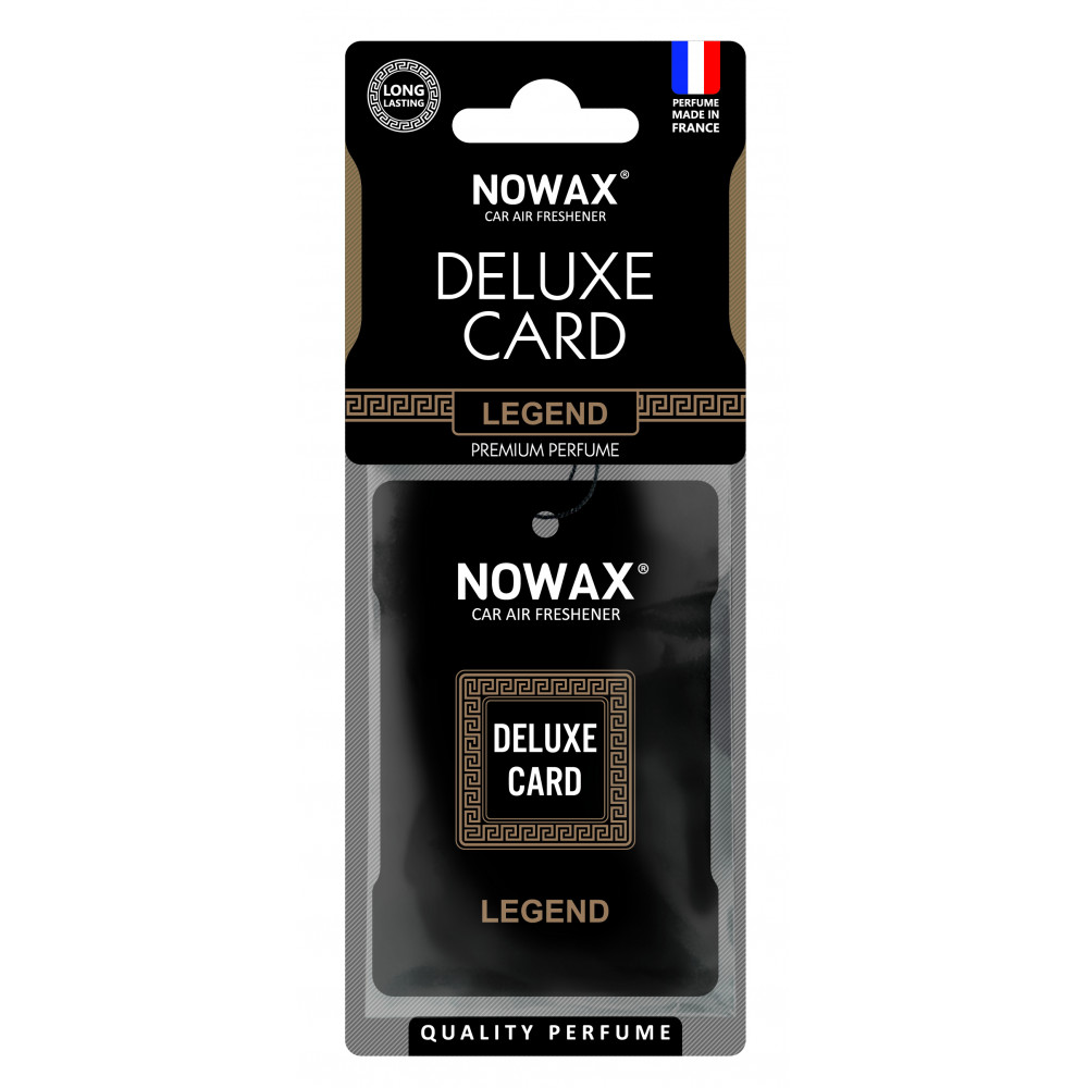 NOWAX Ароматизатор целюлозний серія Delux Card 6 г. - Legend (50шт/ящ)