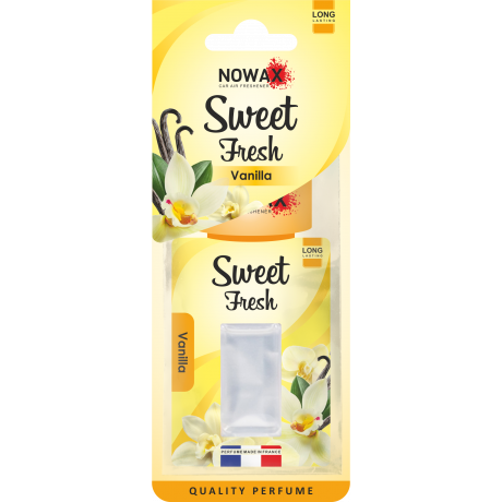 NOWAX Ароматизатор мембранний серія Sweet Fresh 5 ml - Vanilla (30шт/ящ)