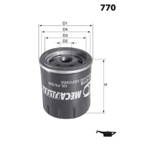 ELH4749 Фільтр оливи