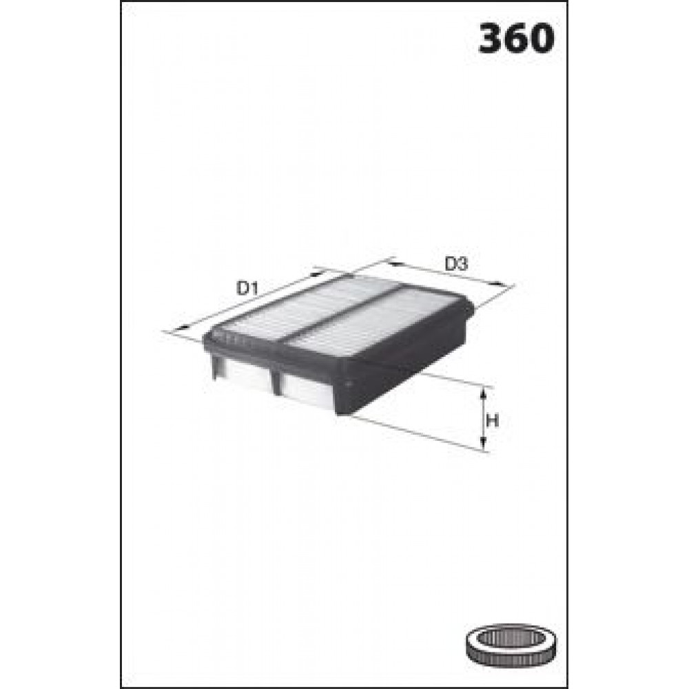 ELP9088 Фільтр повітря 