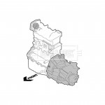 BEM4267 BORG & BECK - Опора  двигуна 