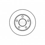 BBD4949 BORG & BECK - Диск гальмівний (2 шт) 
