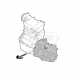 BEM3223 BORG & BECK - Опора  двигуна 