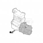BEM4291 BORG & BECK - Опора  двигуна 