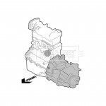 BEM3680 BORG & BECK - Опора  двигуна 