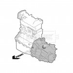 BEM4196 BORG & BECK - Опора  двигуна 