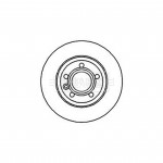 BBD4214 BORG & BECK - Диск гальмівний (2 шт) 