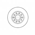 BBD4315 BORG & BECK - Диск гальмівний (2 шт) 